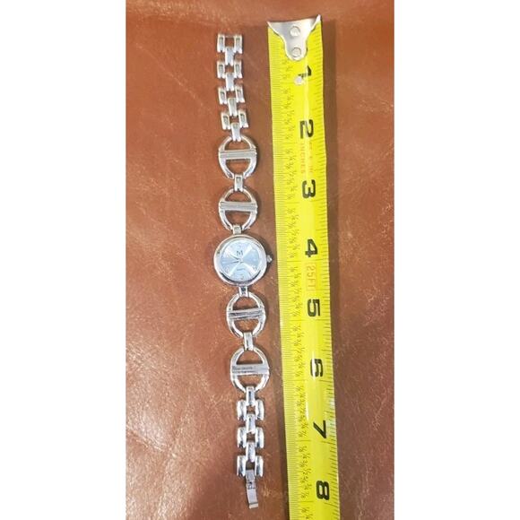 7.5 In Stainless Steel Caseback Japan Movt Blue Face Watch SR626SW Need Repaired - Picture 6 of 9